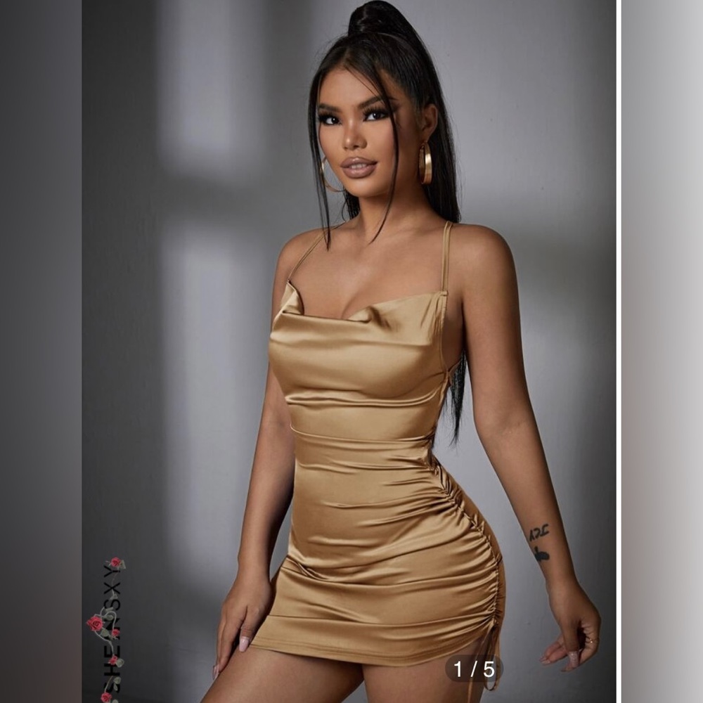 Mini Dress Satin